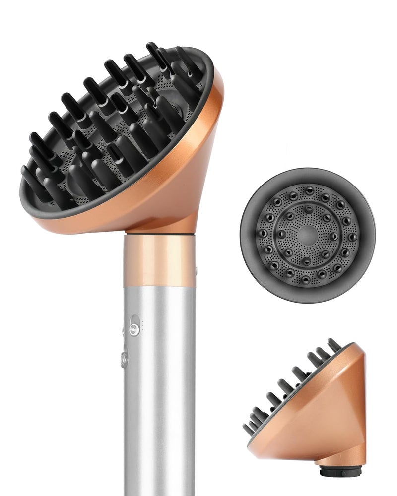 TEXOVYRAX Diffuser attachment compatible with Dyson Airwrap Multi-Styler, Fast Drying, Volumizing, match HS01 HS05 i.d. Copper - Image 1